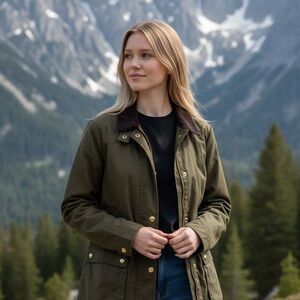 J. Crew Utility Jacket in Forest Green